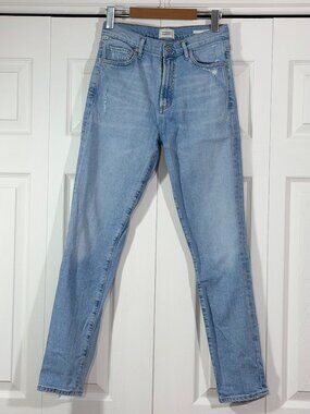 Citizens of Humanity Olivia High Rise Straight Leg Light Wash Jeans - Size 28